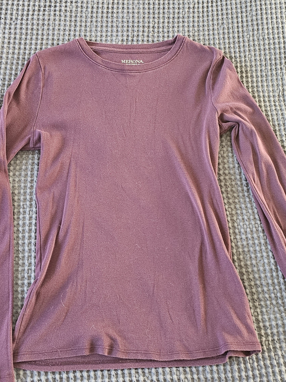 Merona Women's Long-Sleeve Crewneck Top - Mauve